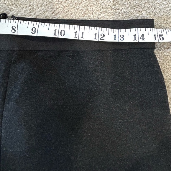 J. Crew Pixie Pants 10S Skinny Dark Gray Black Knit High Rise Zip Back Seam NWT - Picture 9 of 15